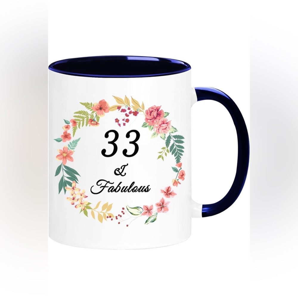33rd Birthday 33 & Fabulous Mug